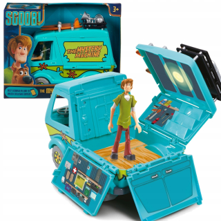 Scooby Doo - Sada auto mystektálnych vozidiel a shaggy postavy