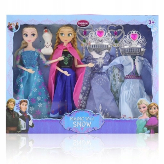 Elsa Frozen - Nastaviť Elsa Anna Olaf Pozemok z ľadu Mrazené darčeky