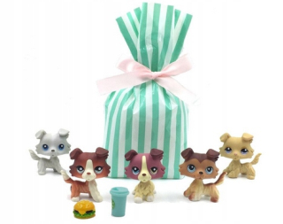 Littlest Pet Shop - Sada LPS Obrázok 5 kusov Dog Collie Dog