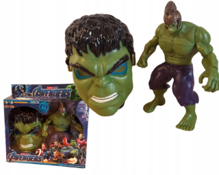 HULK - Sada figúrky HULK SOUND SHINING SHINING AVEngERS MASK