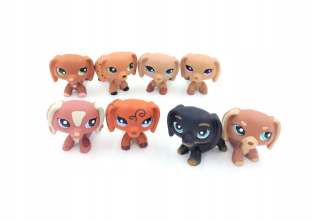 Littlest Pet Shop - Sada figúrnych psov Dáchabi Littlest Pet Shop LPS