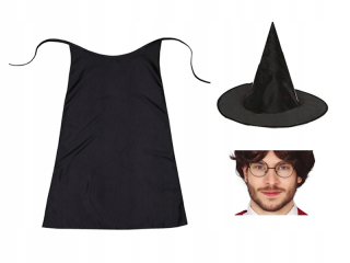 HARRY POTTER - Kit Harry Potter Wizard Cape 90cm 3el
