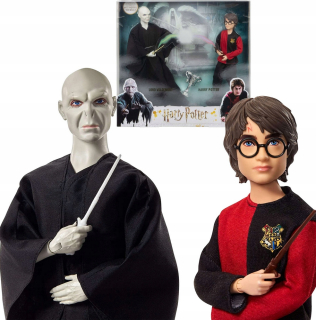 HARRY POTTER - Nastaviť Harry Potter Lord Voldemort 2 Dolls Figurs