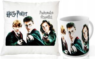 HARRY POTTER - MUG SET + HARRY POTTLA POLOŽKA + NÁZOV