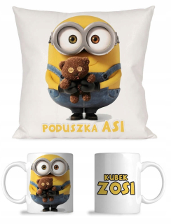 Mimoni - Šálka hrnčekov + Minions + N23 Názov