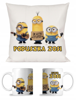 Mimoni - Hrnček SET + Vankúš Minions + N9 N9 N9