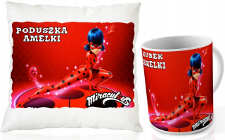 Miraculum - MUG SET + MIRCULUM vankúš: Názov Biedronka