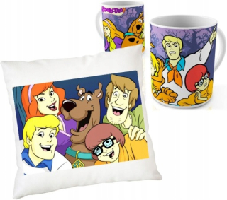 Scooby Doo - Sada hrnčekov + Scooby Doo Cushion + ZDARMA NAME