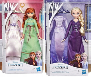 Elsa Frozen - Sada Elsa Anna Frozen 2 + Arenele šaty