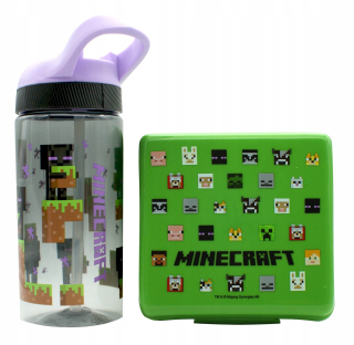 MINECRAFT - Sada Minecraft Bidon Enderman + dav raňajky