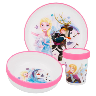 Elsa Frozen - Sada misnej dosky šálky ľadu 260 ml