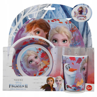 Elsa Frozen - Sada 3IN1 Melamín Elsa