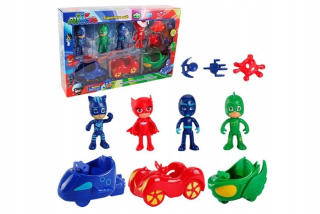 Pyžamasky - Pidjamerse Nastaviť čísla +3 Cars Pjmasks Figurine