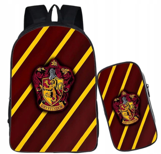 Školská taška - batoh, set, zostava - A4 BACKPACK SET HARRY POTTER GROFFINDOR