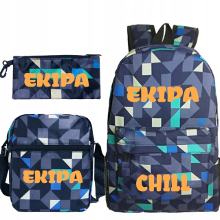 Školská taška - batoh, set, zostava - A4 BACKPACK SET CASE
