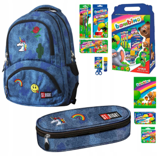 ►súprava ruckáv + peniazeľ unicorn/jednorožec + plastová súprava bambino◄