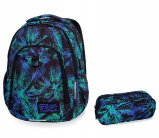 Školská taška - batoh, set, zostava - SADA BATOH + COOLPACK CP PALMY 27L Coo