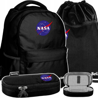 Školská taška - batoh, set, zostava - BUNIQ SCHOUNDA BACKPACK SET NASA