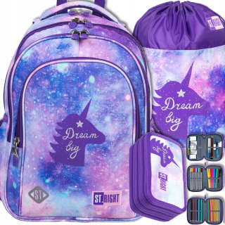 Školská taška - batoh, set, zostava - Sada batohov školskej tašky Unicorn Unicorn