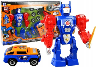 TRANSFORMERS - Robot sa nachádza s autom na otočenie transformátorov