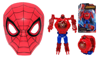 SPIDERMAN - Kit Spiderman Mask Figurine Zmeny v hodinkách
