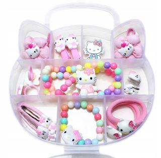 HELLO KITTY Vlasy a šperky Kit * Ahoj Kitty *