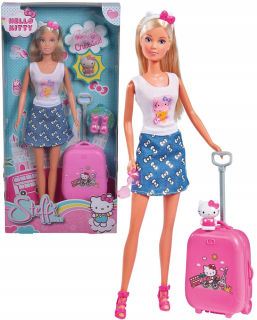 STEFFI bábika - Steffi love set na cestovanie ahoj kitty cestovanie