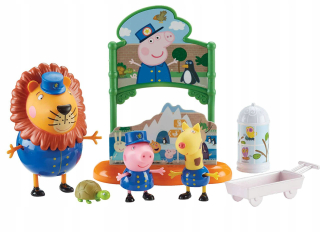Pepa Pig - Kit Peppa Pepa Zoo + Obrázky žirafy leva