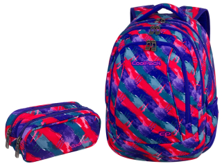 Školská taška - batoh, set, zostava - Školské nastavenie COOLPACK LINE BACKPACK COMBO COMBOUND CASE