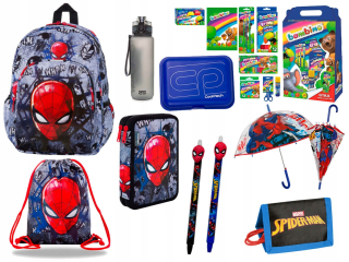 Školská taška - batoh, set, zostava - Školský set Marvel Spiderman