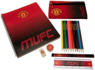 Školský set, ceruzky, pravítko Manchester United