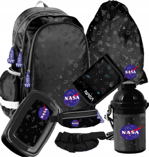 Školská taška - batoh, set, zostava - Školská set Paso NASA KOPCEKRAFT 6IN1
