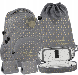Minnie Mouse - Škola Set Paso Mouse Mouse Mouse Gold 4in1