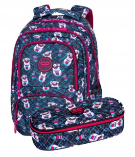 Školský set coolpack psy dogs termo