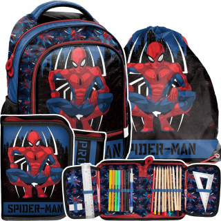 Školská taška - batoh, set, zostava - Školský batoh Spiderman pre Boy Paso