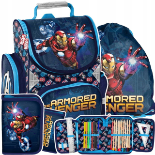 Aktovka školská taška - Schoolbag Avengers Iron Man Paso Schoolbag