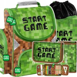 Aktovka školská taška - Schoolbag School Bag pre Boyfriend Pixel hra