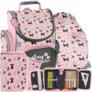 Aktovka školská taška - SchoolBag School Bag psov psov Paso