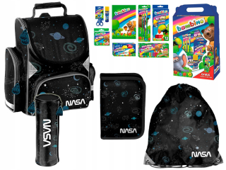 Aktovka školská taška - Sada školskej layette pre chlapca Satchel NASA
