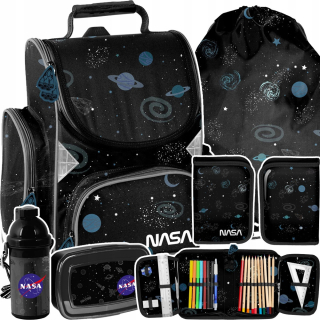 Aktovka školská taška - Čierna Nasa školská taška pre chlapca