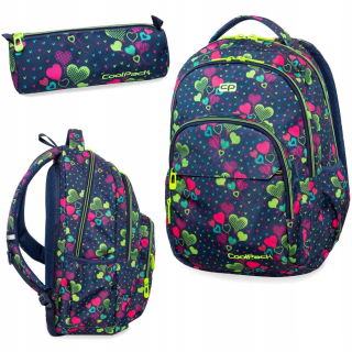 Sada v srdci batoh ceruzka TUBA COOLPACK ŠKOLA