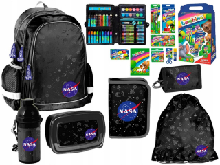 Školská taška - batoh, set, zostava - Sada vrstvy pre Boy Kosmos batoh NASA