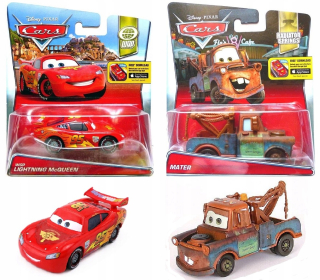 McQueen - Šrot TUG + ZIGPAK MCQUEEN AUTOMOBILY MATTEL