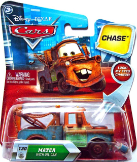 McQueen - Scremble s olejovým boxom Mater Mater Oil Car Cars Mattel