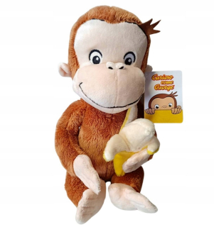 Zvedavý George: Maskot opice George s banánom