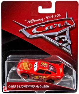 McQueen - Zigzag McQueen Red Car 3 Cars Disney Mattel