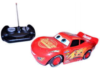 Rozpravkové auto - Blesk McQueen ohnivo rýchly RC riadený PILOT