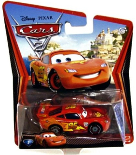 McQueen - Zigzag McQueen Racing Metal Car Cars Mattel