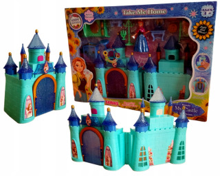 Elsa Frozen - Hrad Anna Kraina Ice Nábytok Dom hry svieti