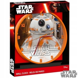 STAR WARS - Wall Wall Clock Star Wars Droid Robot BB-8